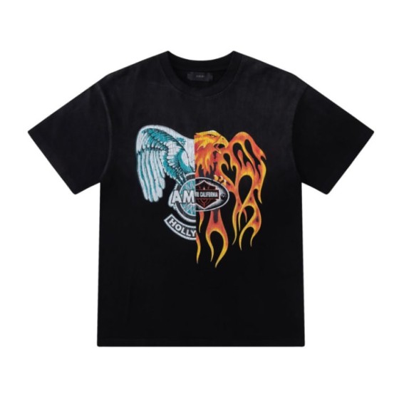 AMIRI Eagle Flame Biker T-Shirt